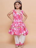 UC Cotton Woven Sleeveless Lace Embellished Kurta & Plazzoo Set