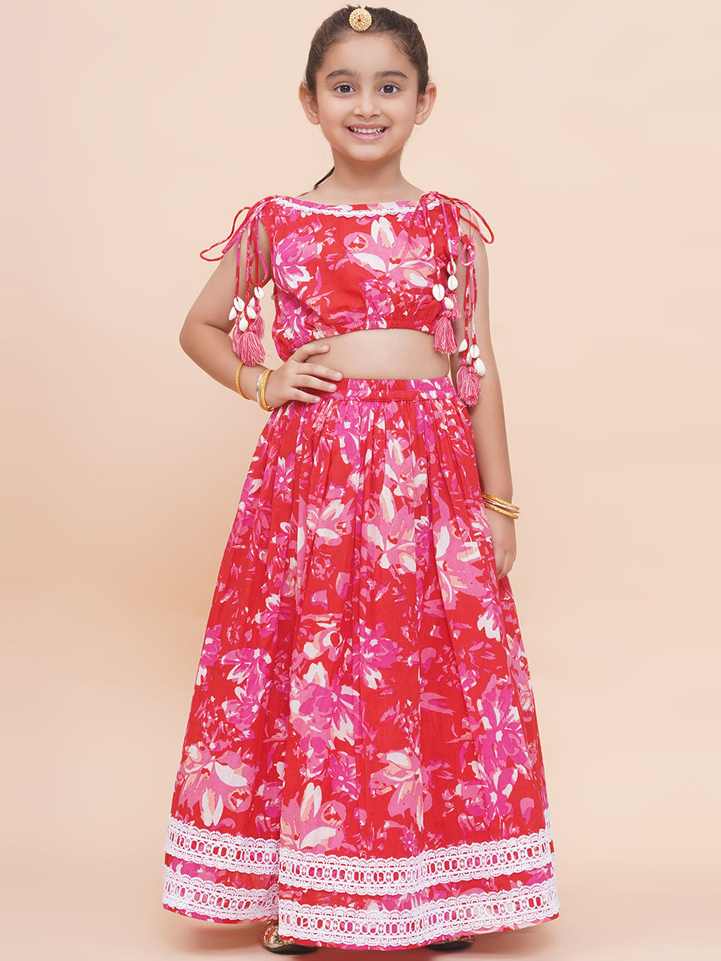 UC Printed Lehenga with Top