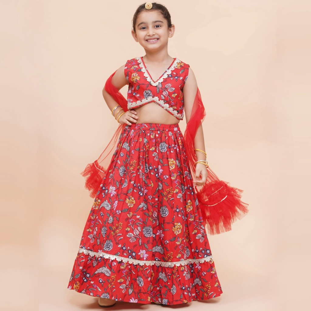 UC Embellished Lehenga Choli with Dupatta