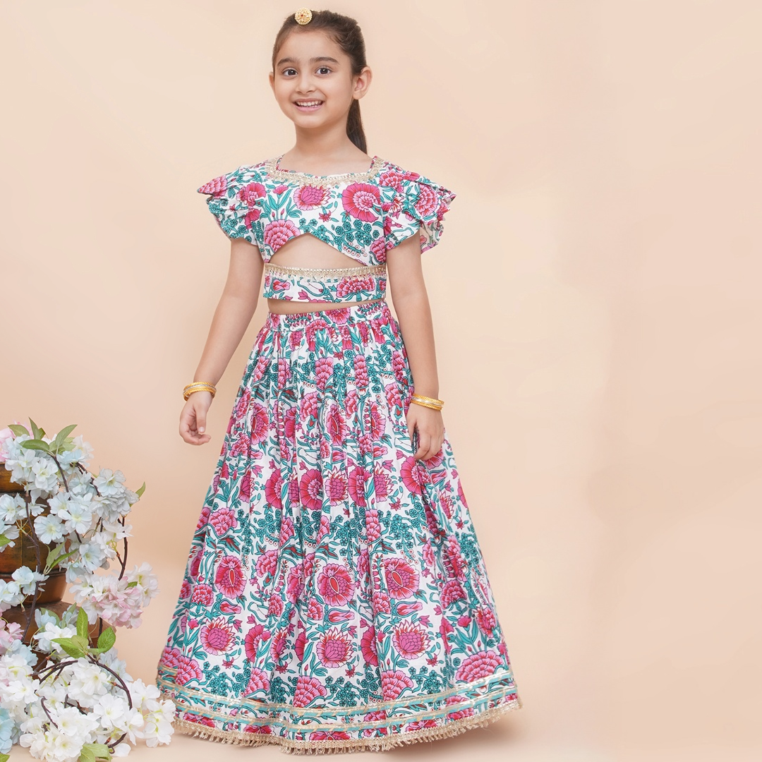 UC Printed Lehenga Choli with Dupatta