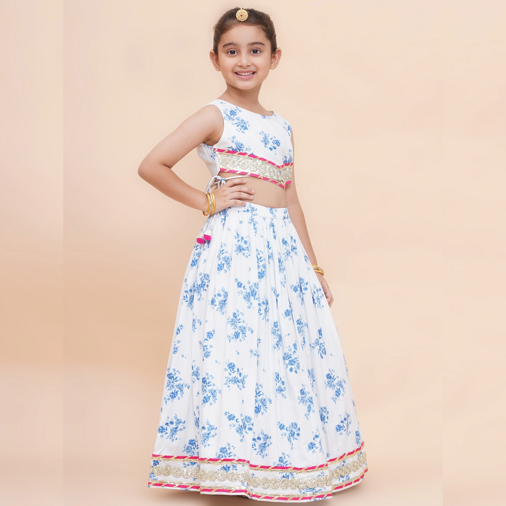 UC Printed Lehenga with Top