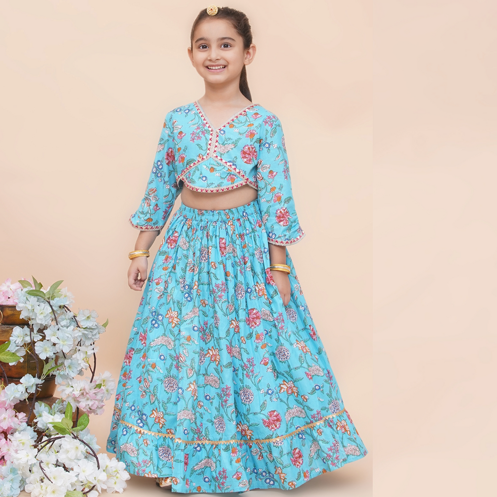 UC Printed Lehenga Choli with Dupatta