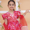 UC Printed Kurta & Sharara with Dupatta