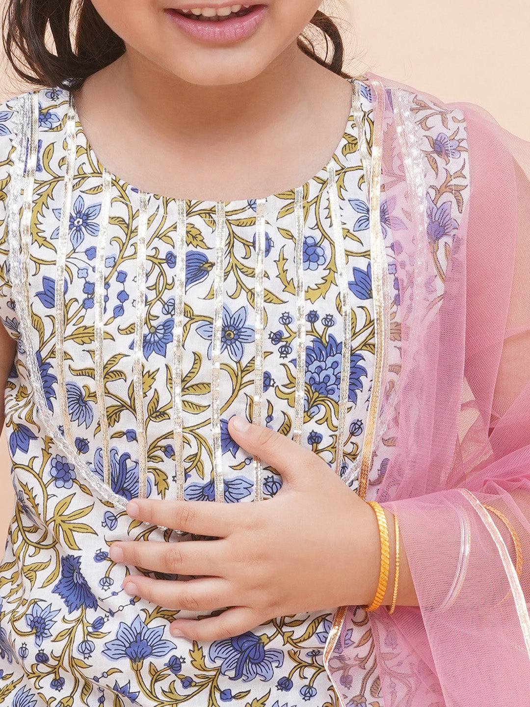 Printed Lehenga Kurta with Dupatta