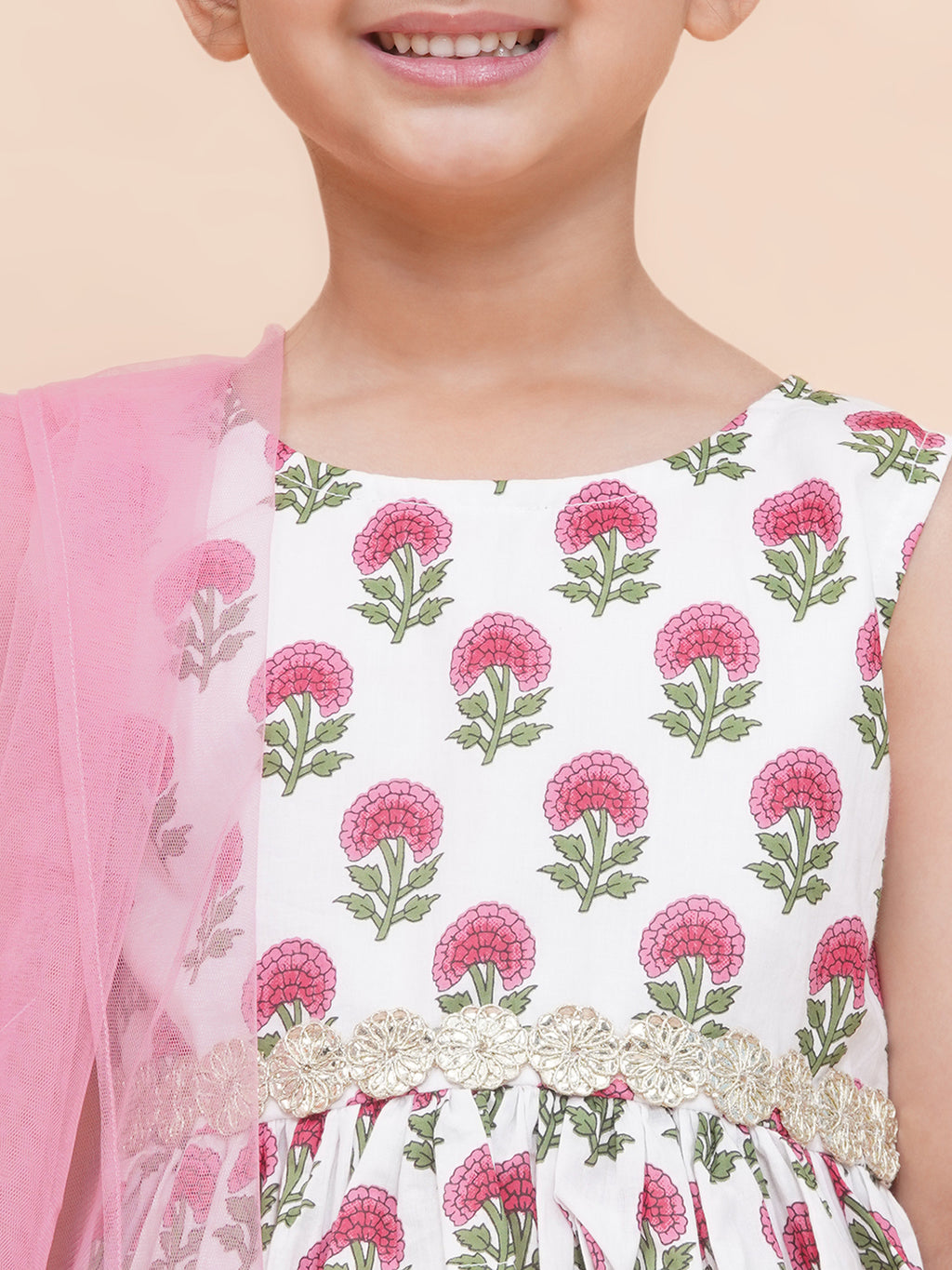 UC Printed Lehenga Choli with Dupatta