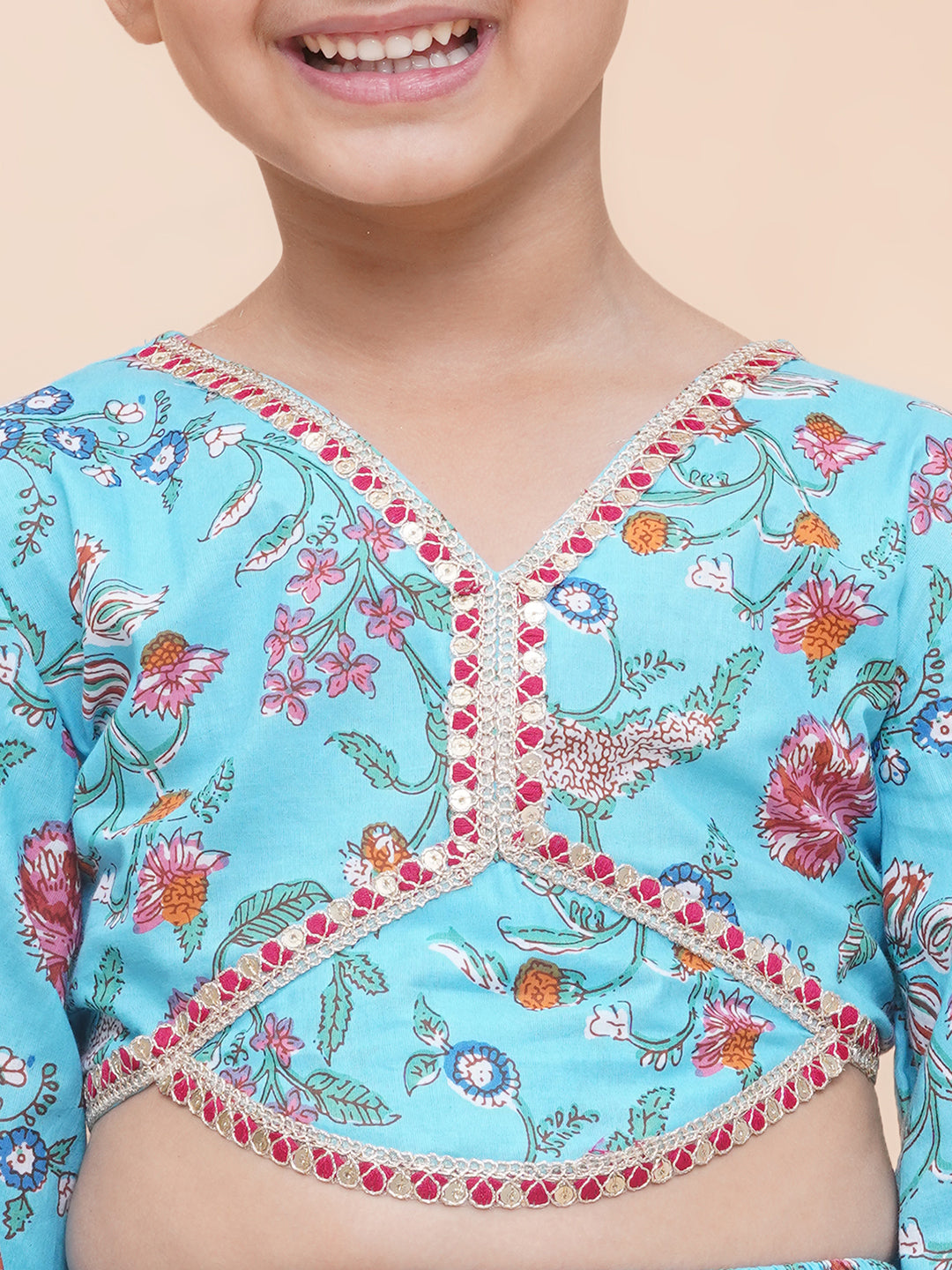 UC Printed Lehenga Choli with Dupatta