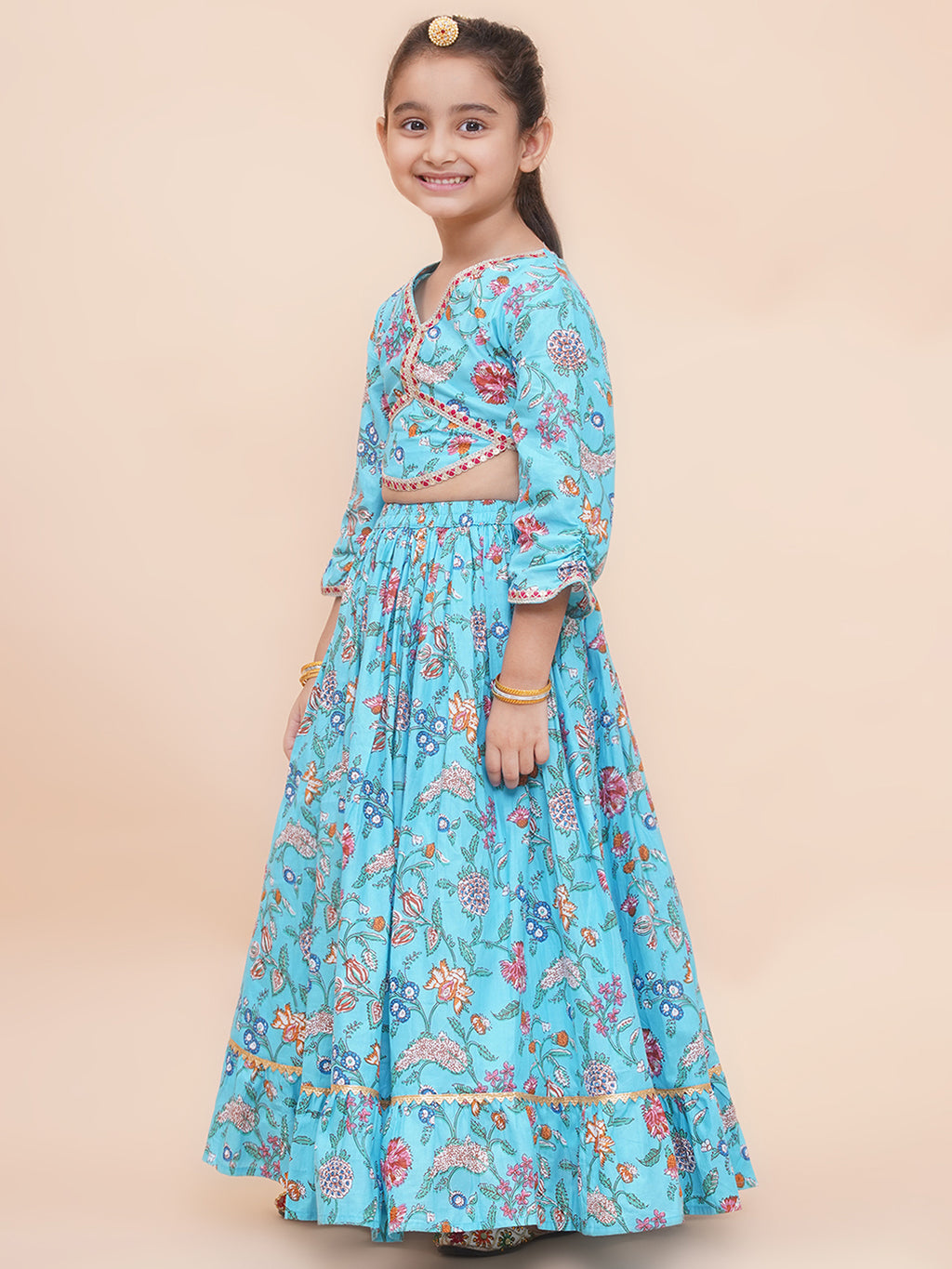 UC Printed Lehenga Choli with Dupatta