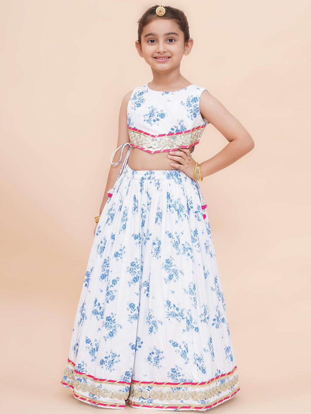 UC Printed Lehenga with Top