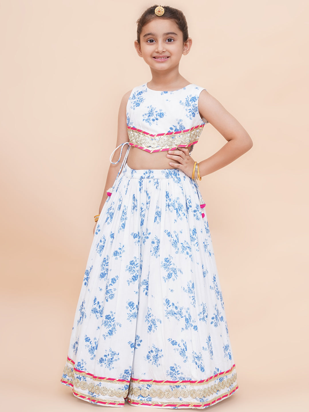 UC Printed Lehenga with Top