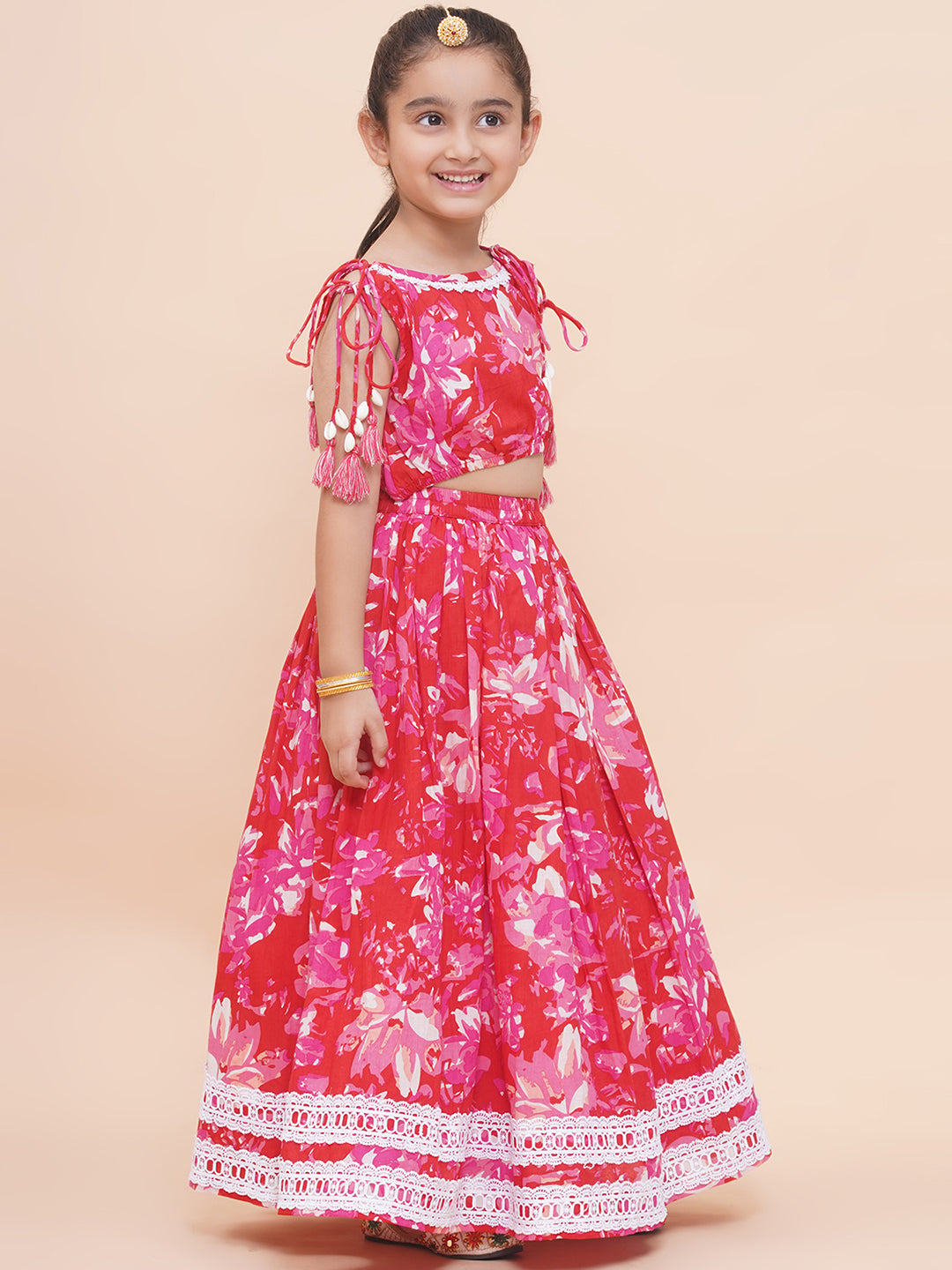UC Printed Lehenga with Top
