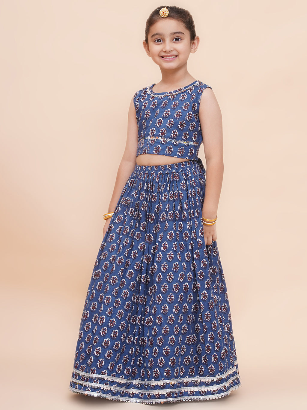 UC Printed Lehenga with Top