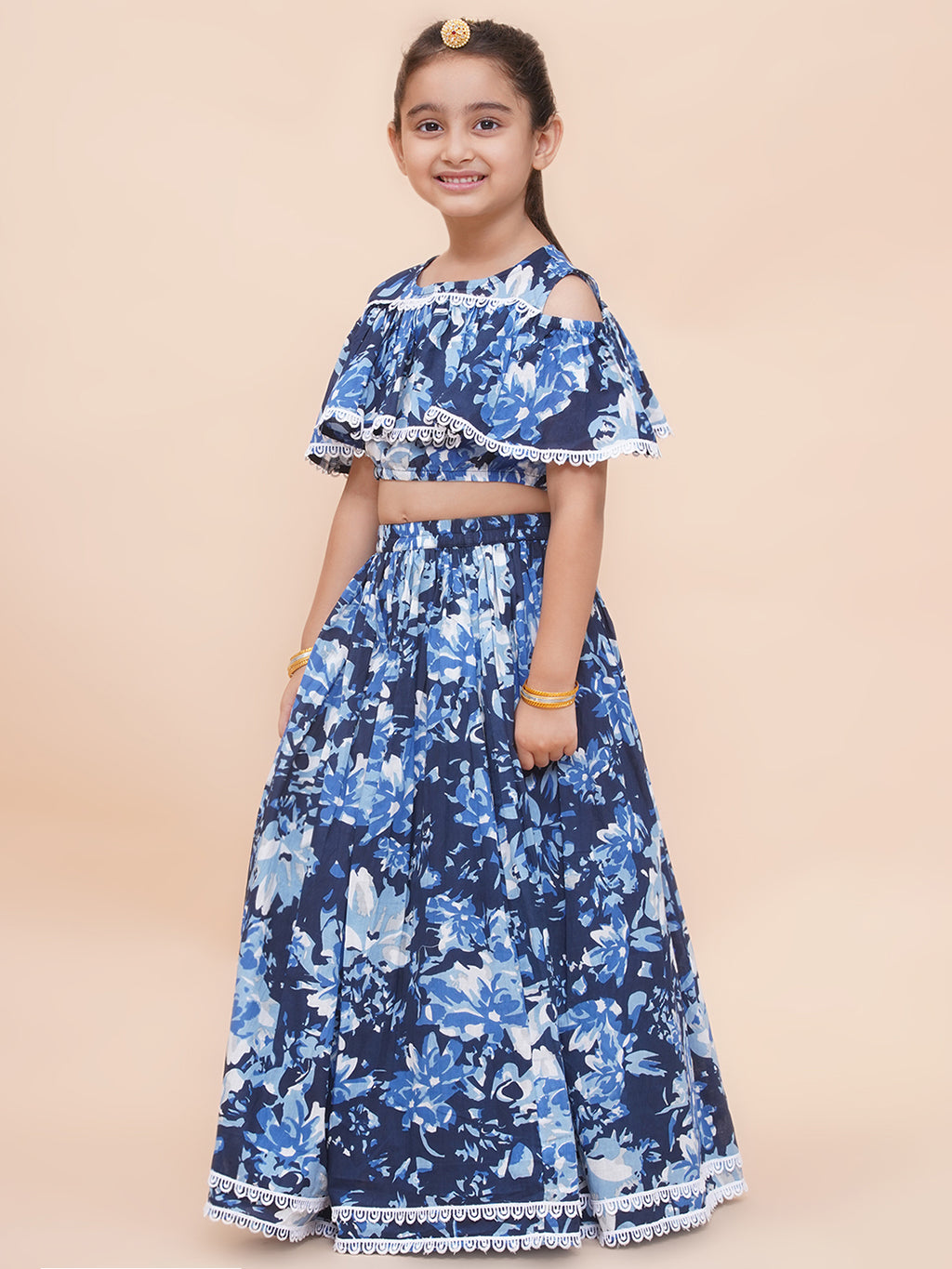 UC Printed Lehenga with Top