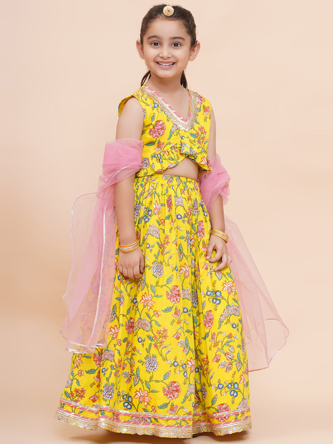UC Printed Lehenga Choli with Dupatta