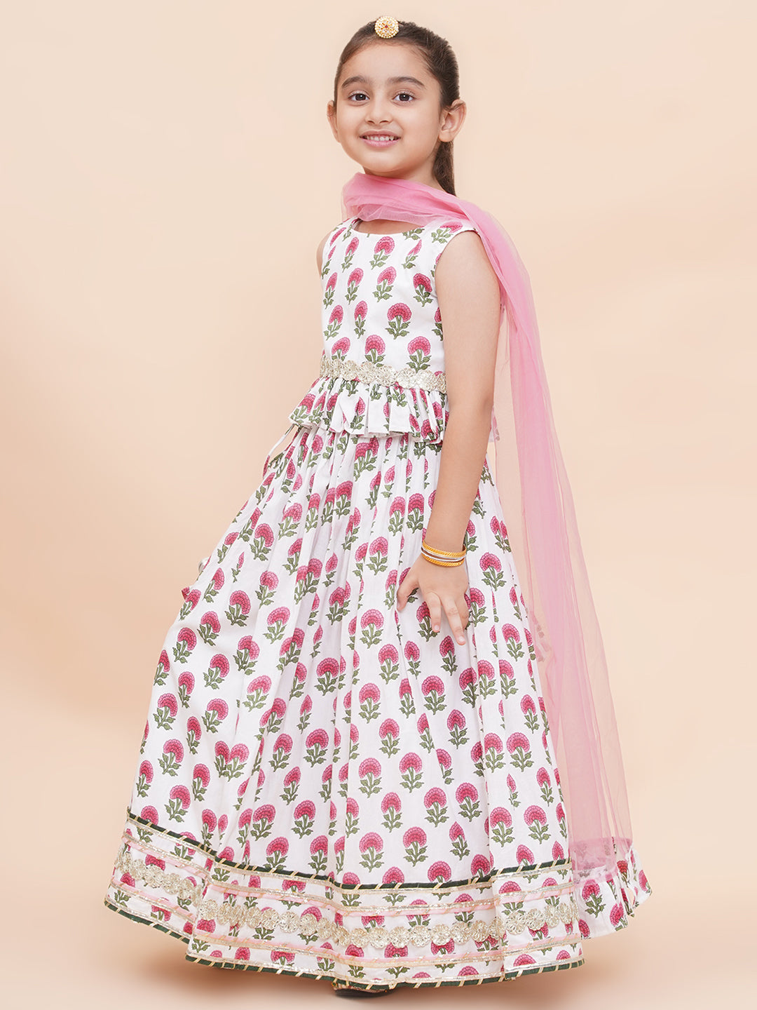 UC Printed Lehenga Choli with Dupatta