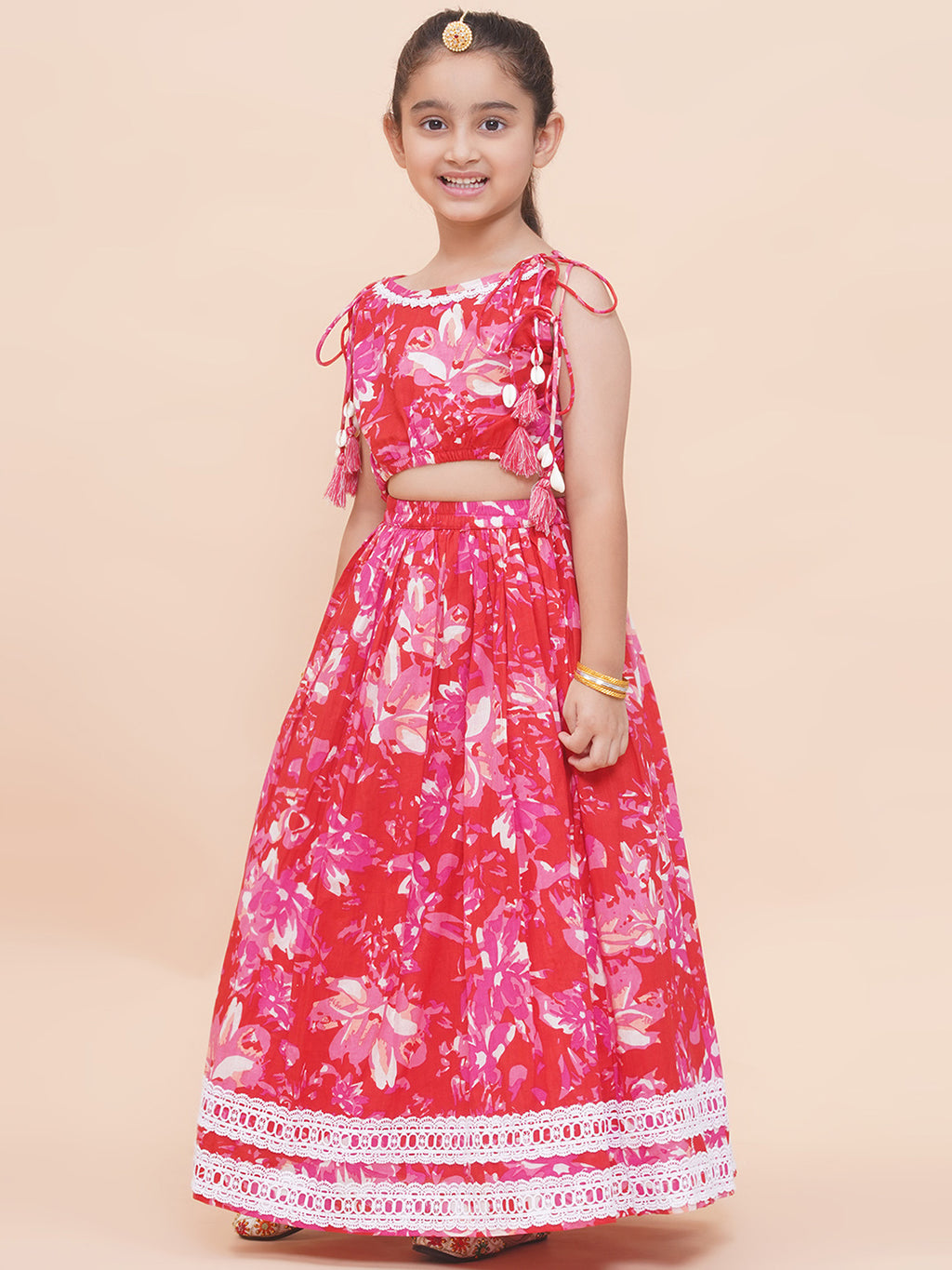UC Printed Lehenga with Top