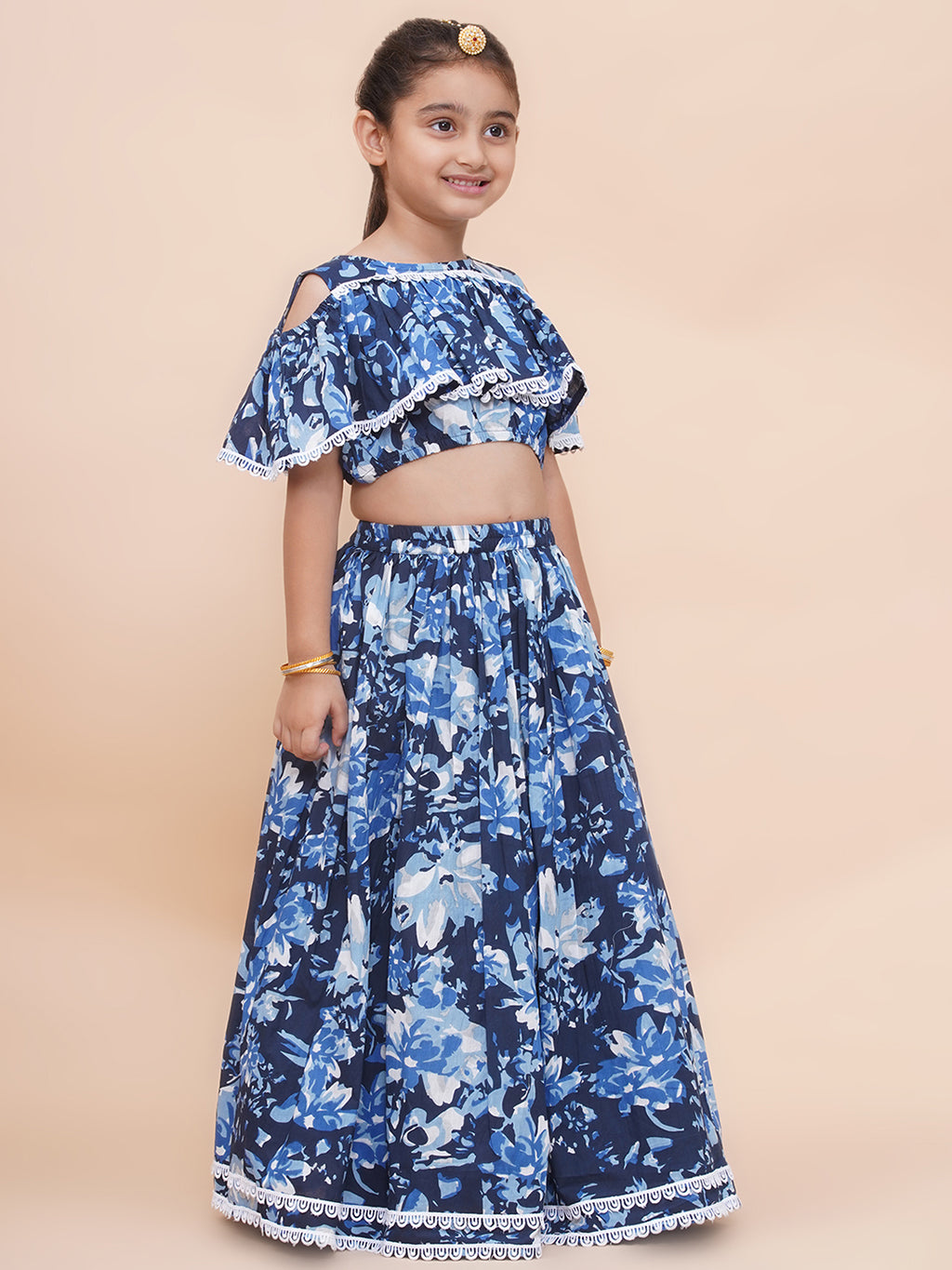 UC Printed Lehenga with Top