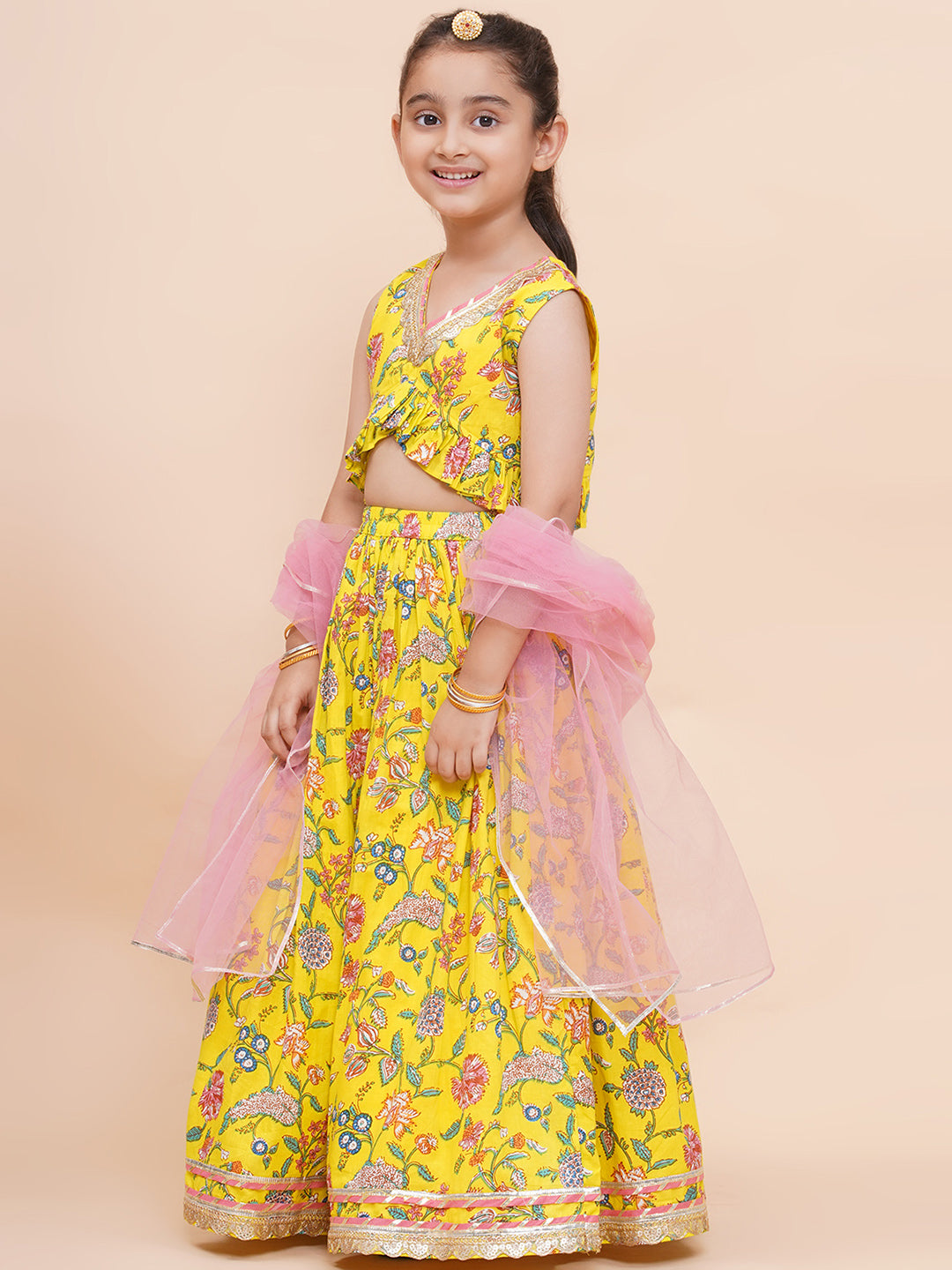 UC Printed Lehenga Choli with Dupatta