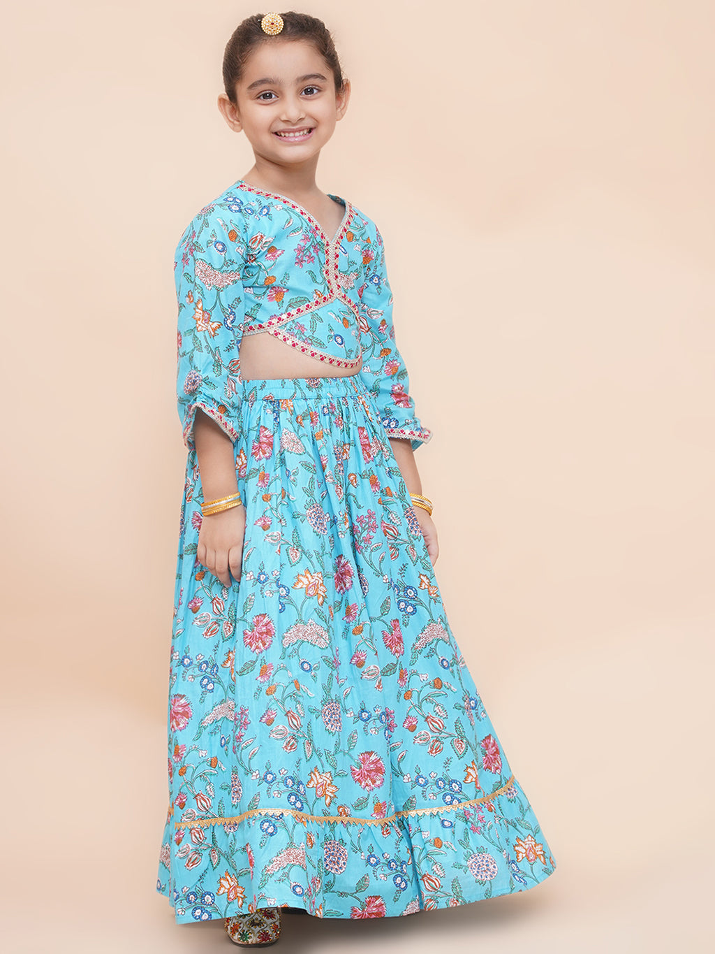 UC Printed Lehenga Choli with Dupatta
