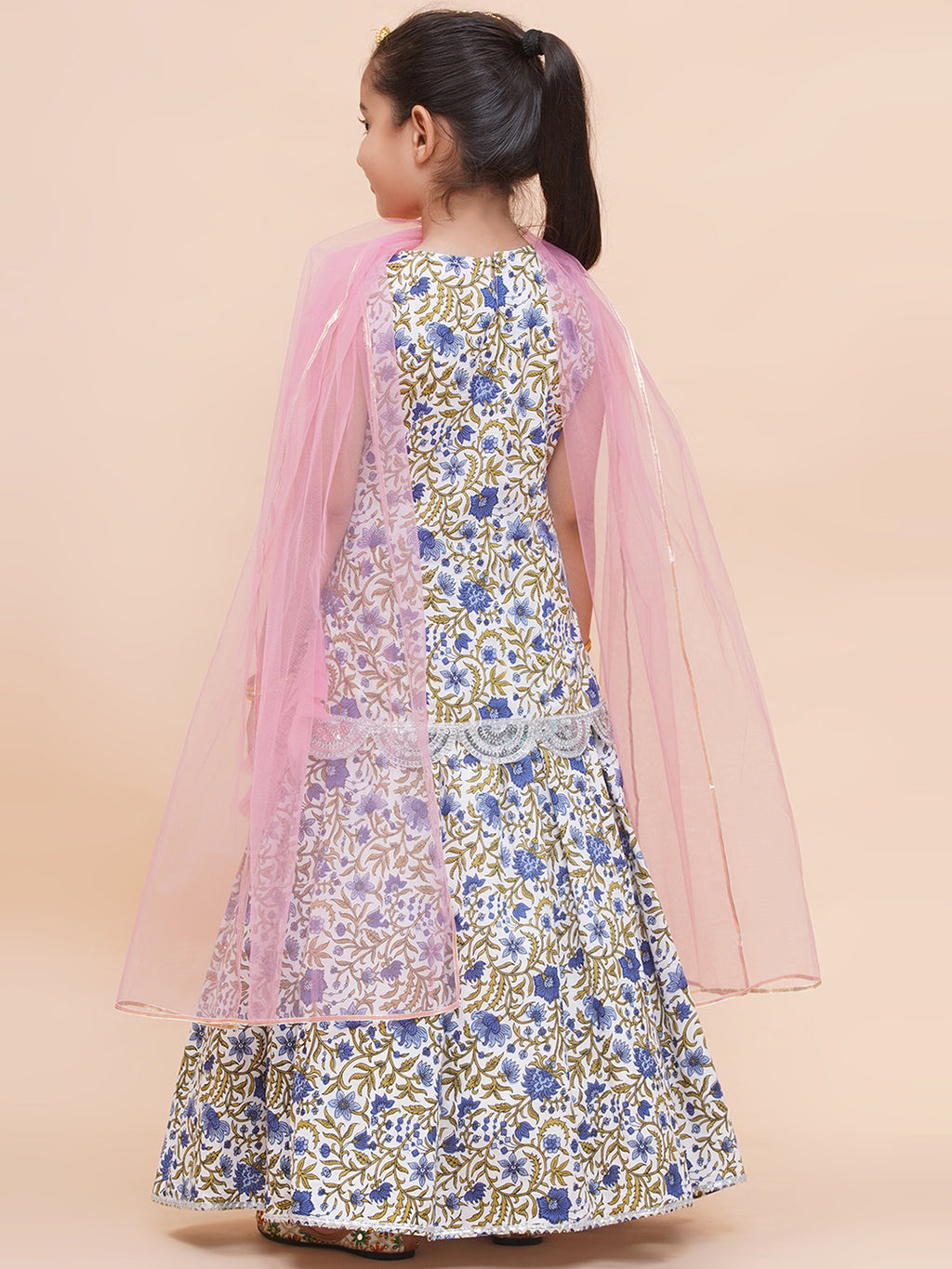 Printed Lehenga Kurta with Dupatta