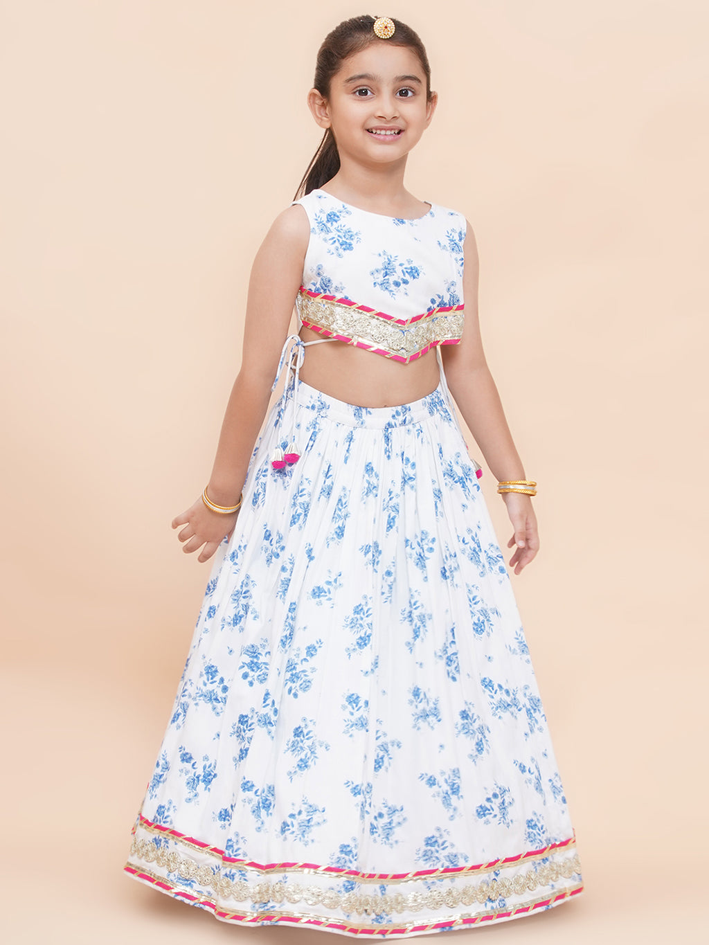 UC Printed Lehenga with Top