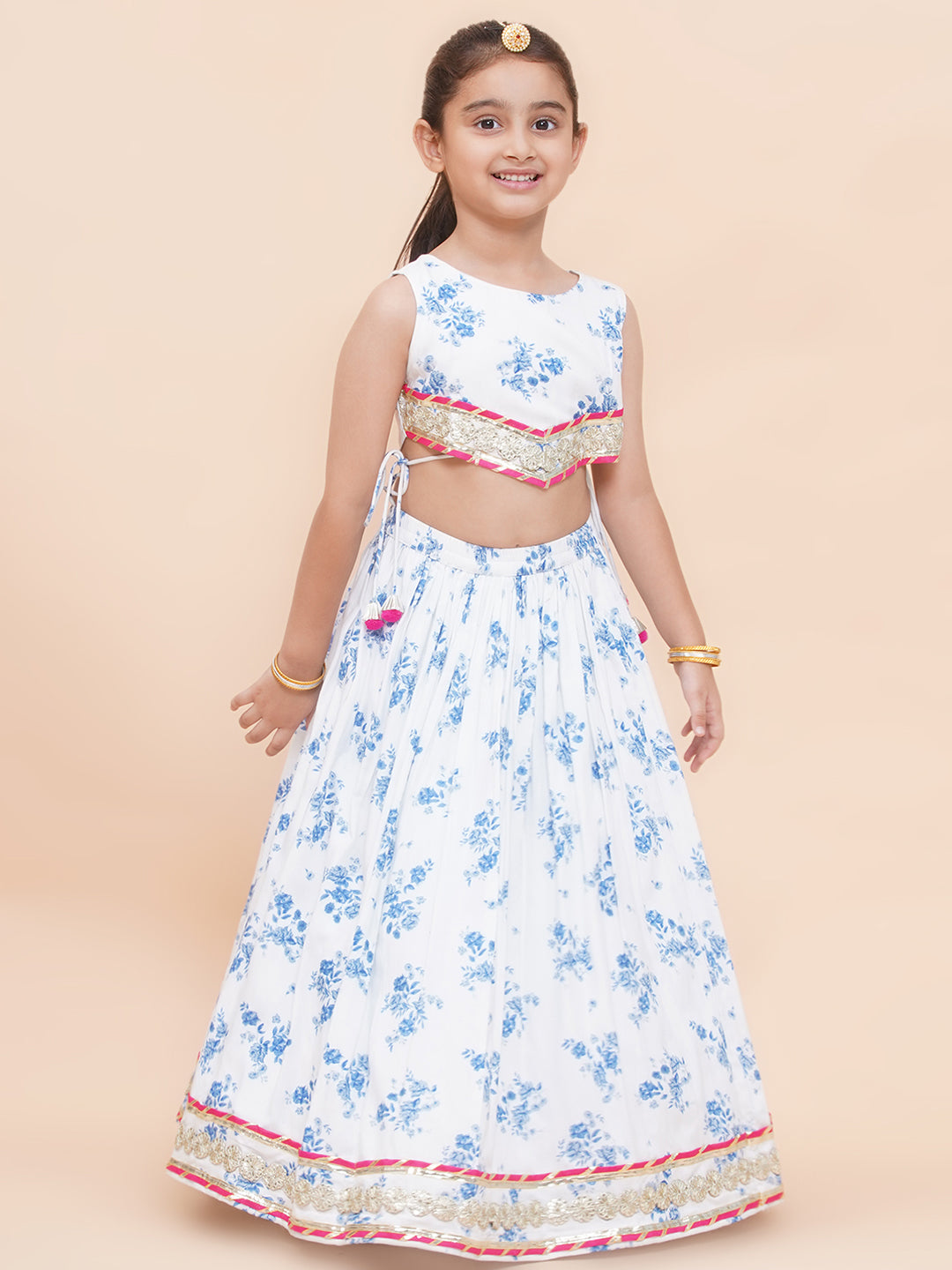 UC Printed Lehenga with Top