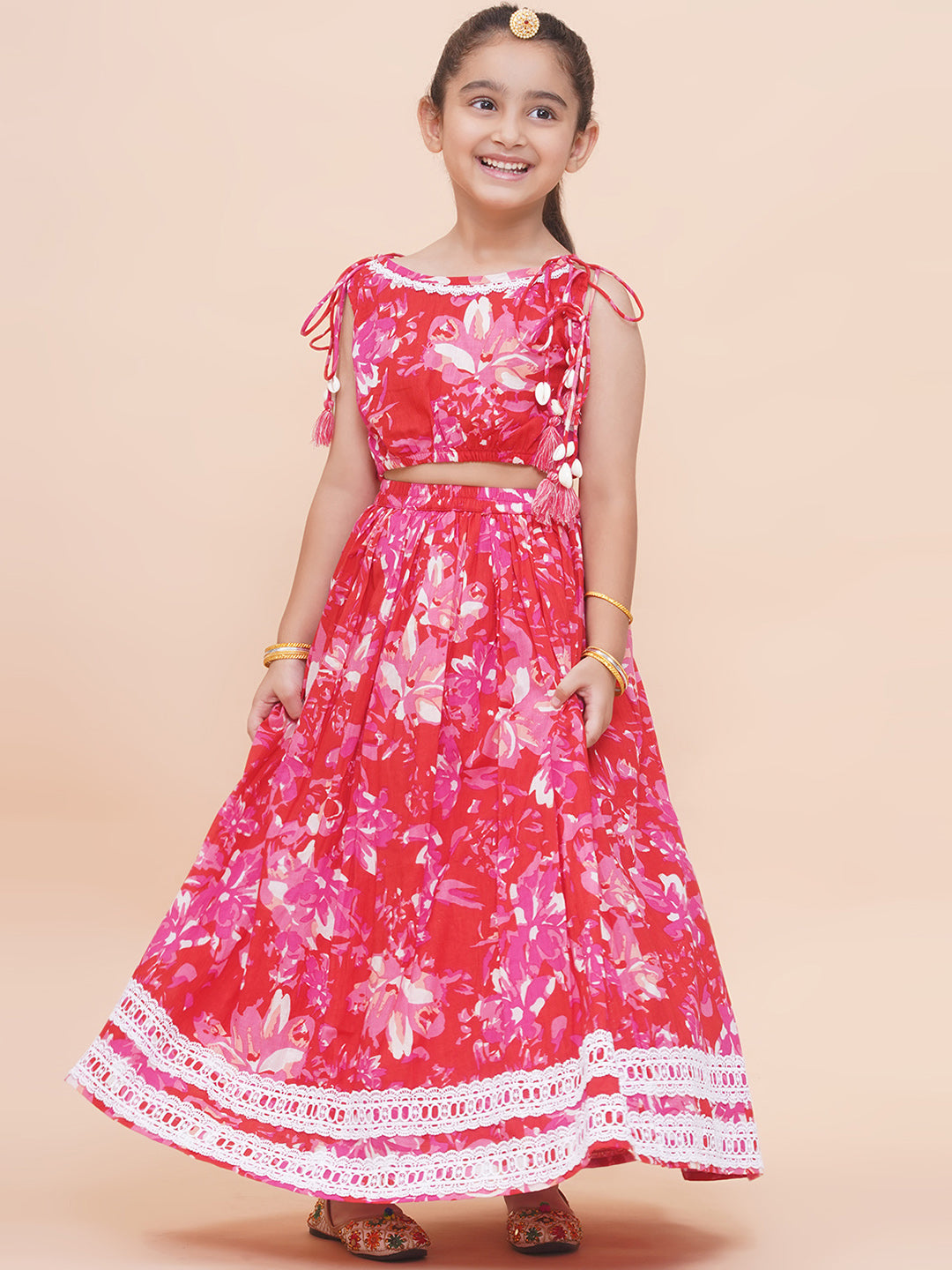 UC Printed Lehenga with Top