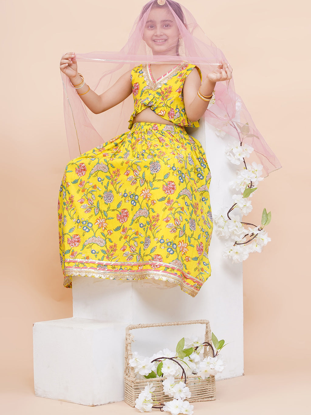 UC Printed Lehenga Choli with Dupatta