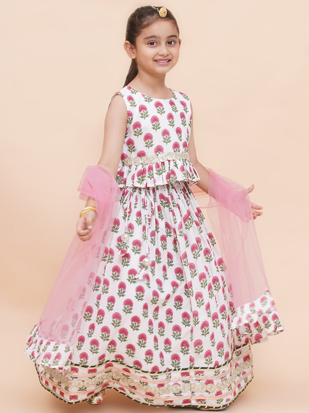 UC Printed Lehenga Choli with Dupatta