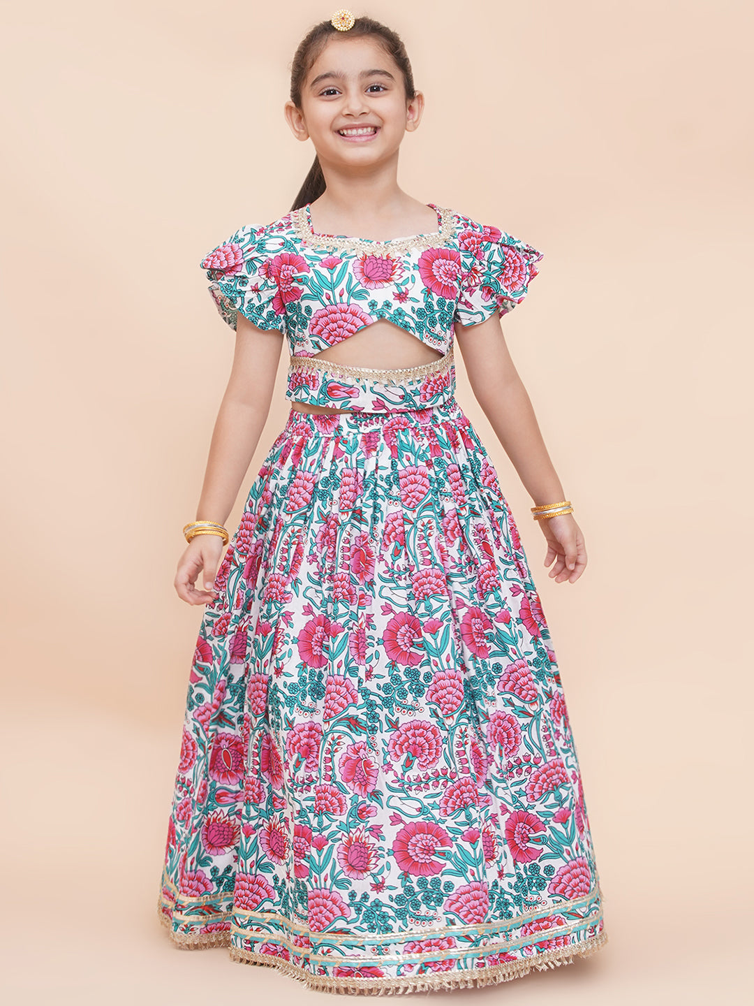 UC Printed Lehenga Choli with Dupatta