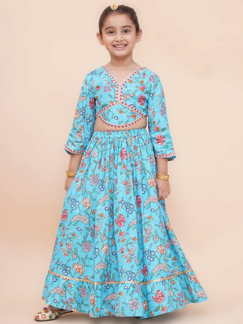 UC Printed Lehenga Choli with Dupatta