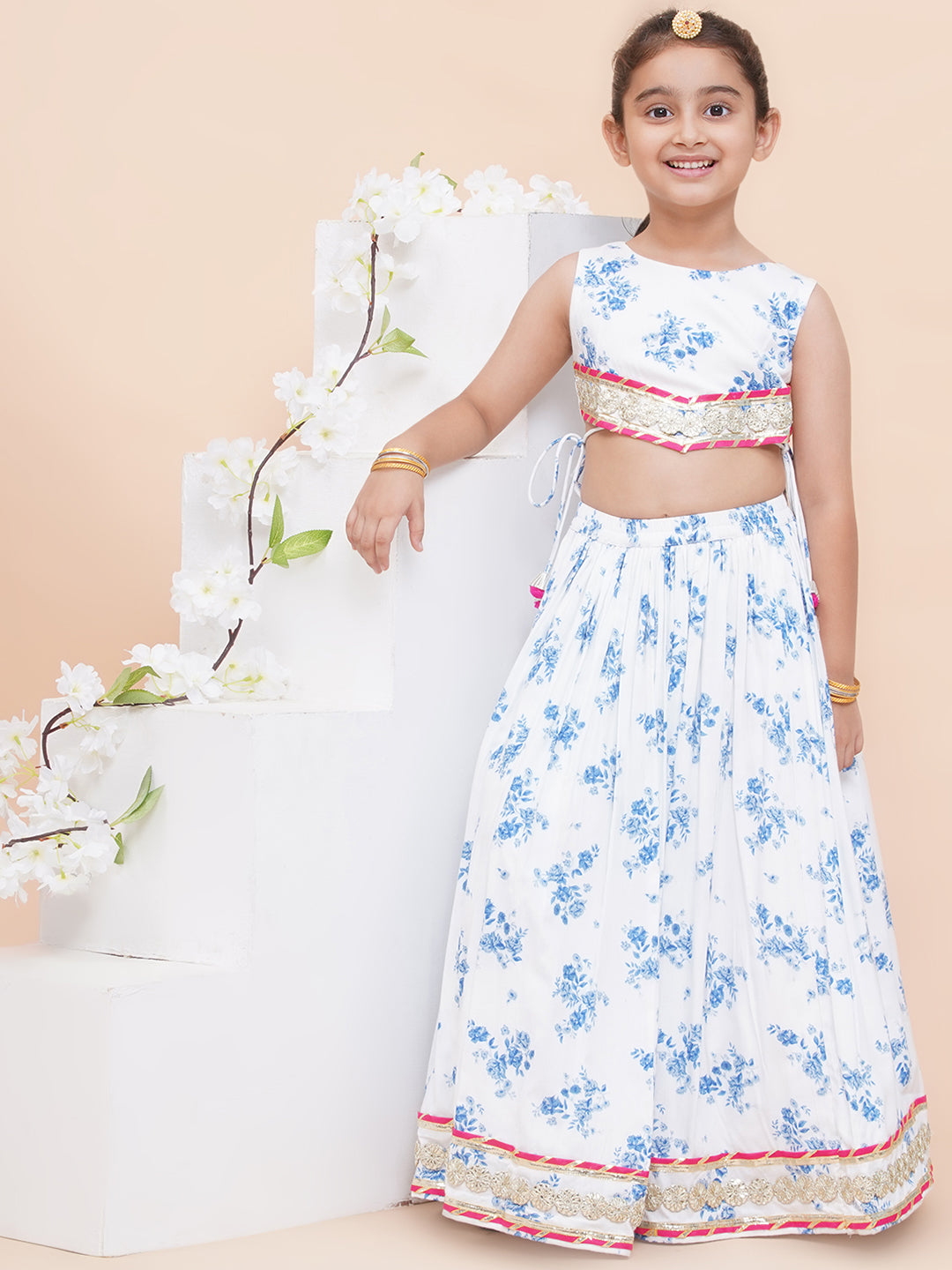 UC Printed Lehenga with Top