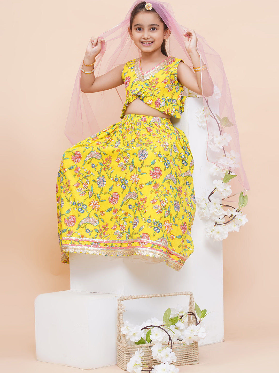 UC Printed Lehenga Choli with Dupatta