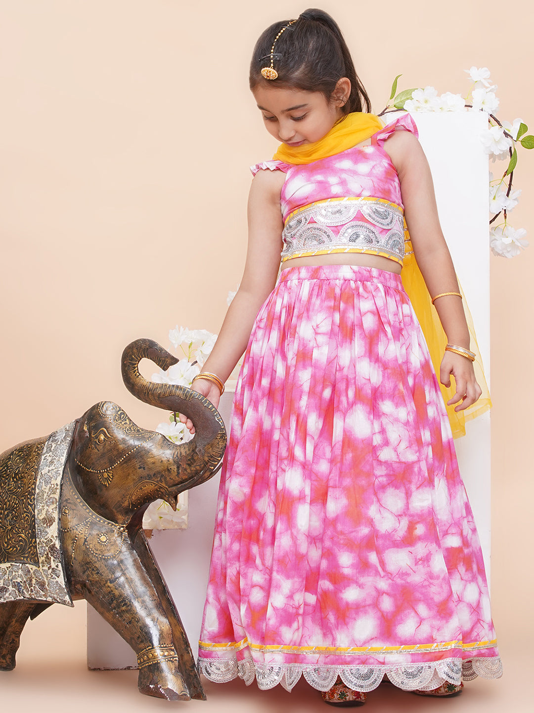 UC Embellished Lehenga Choli with Dupatta
