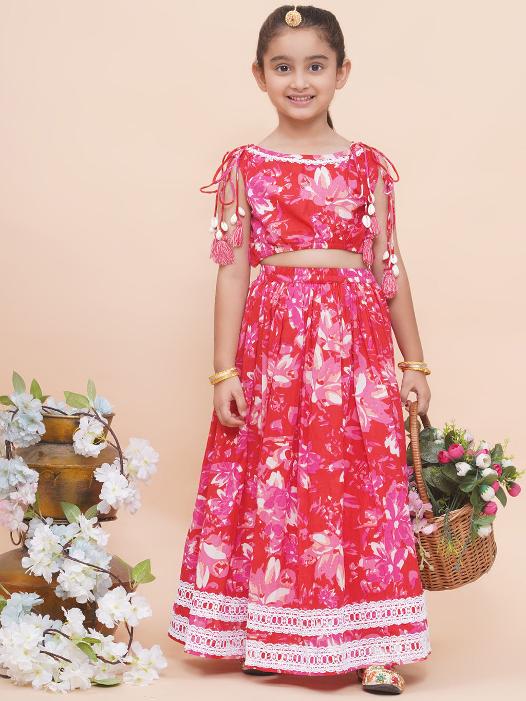 UC Printed Lehenga with Top