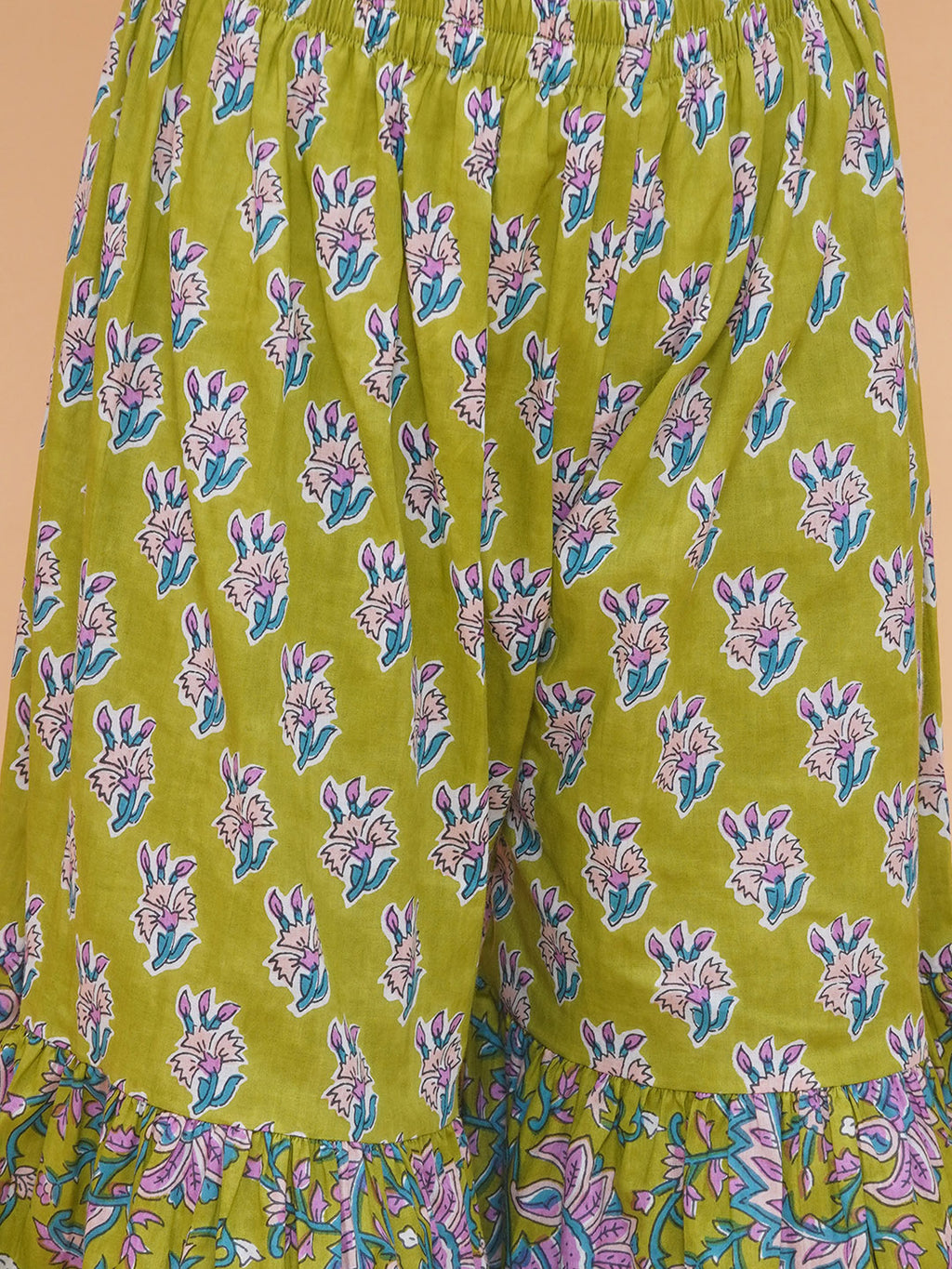 UC Printed Kurta & Sharara with Dupatta