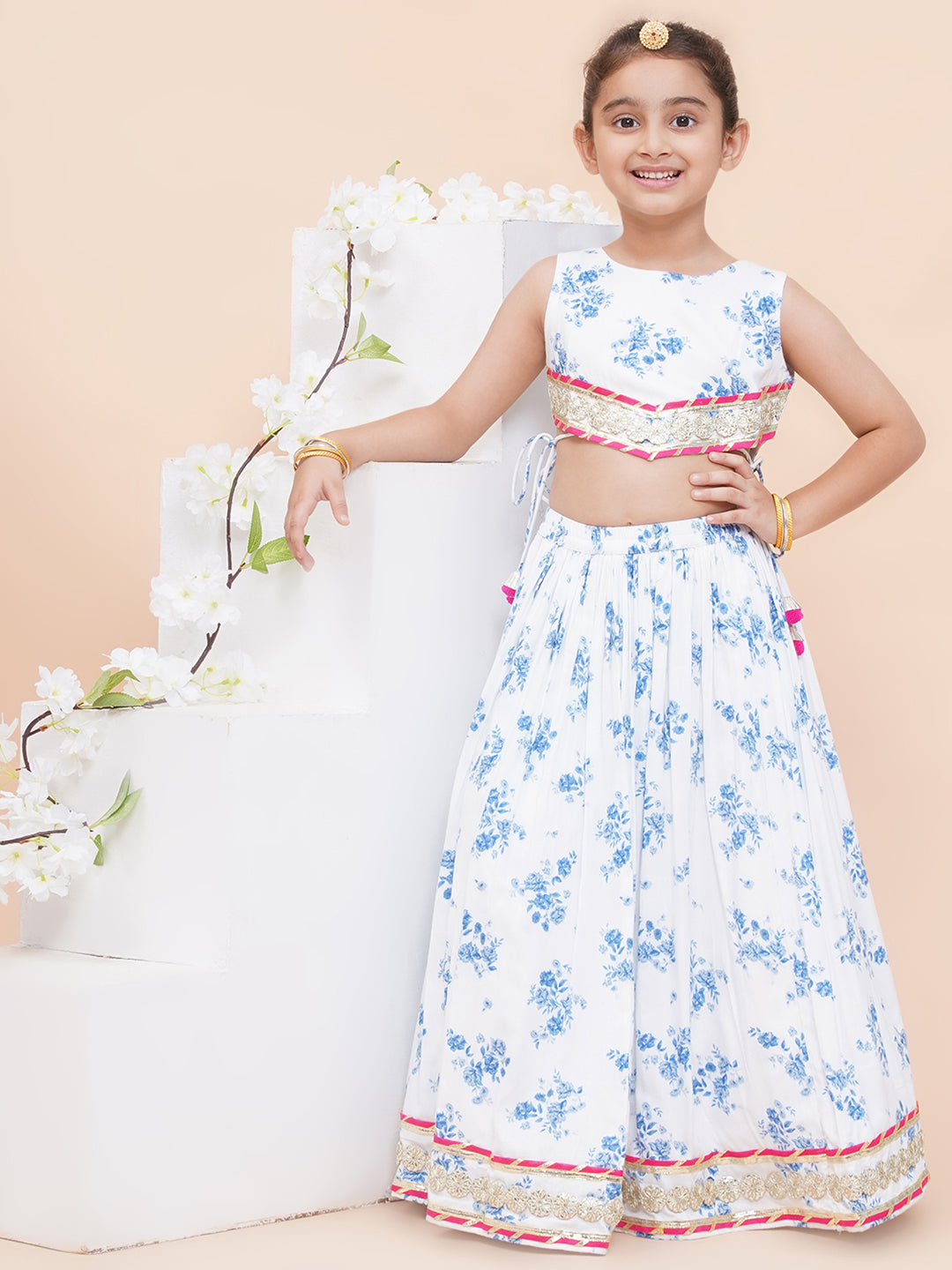 UC Printed Lehenga with Top