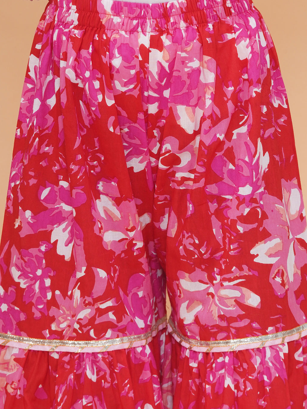 UC Printed Kurta & Sharara with Dupatta