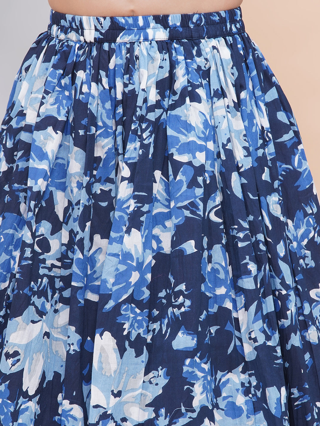 UC Printed Lehenga with Top