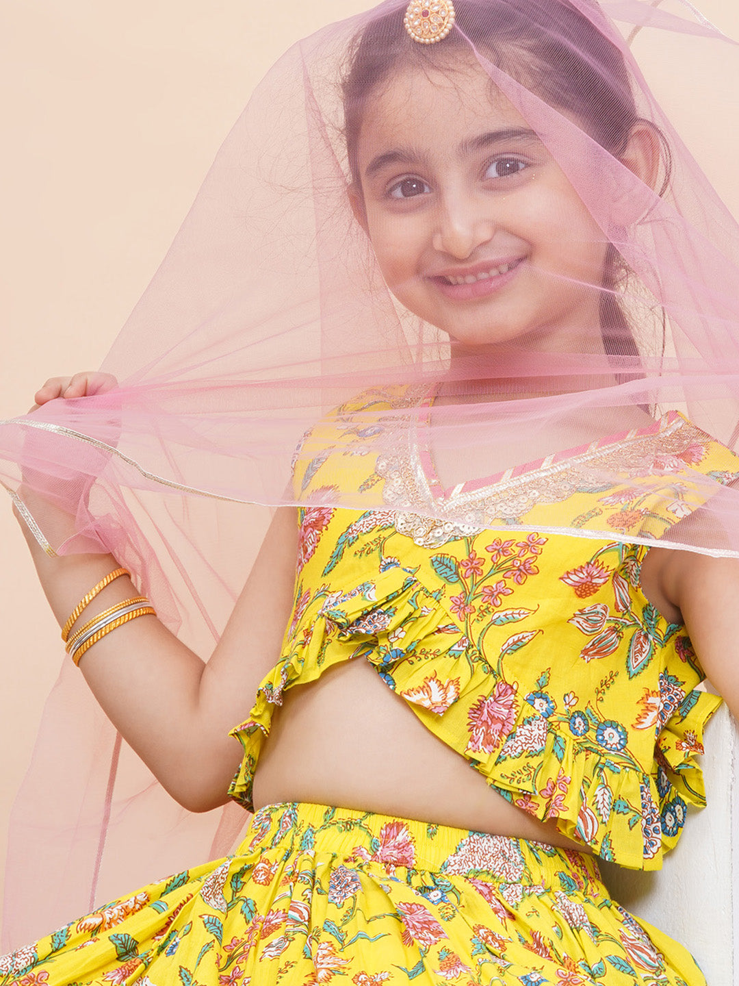 UC Printed Lehenga Choli with Dupatta