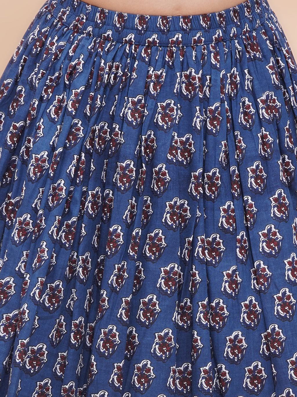 UC Printed Lehenga with Top