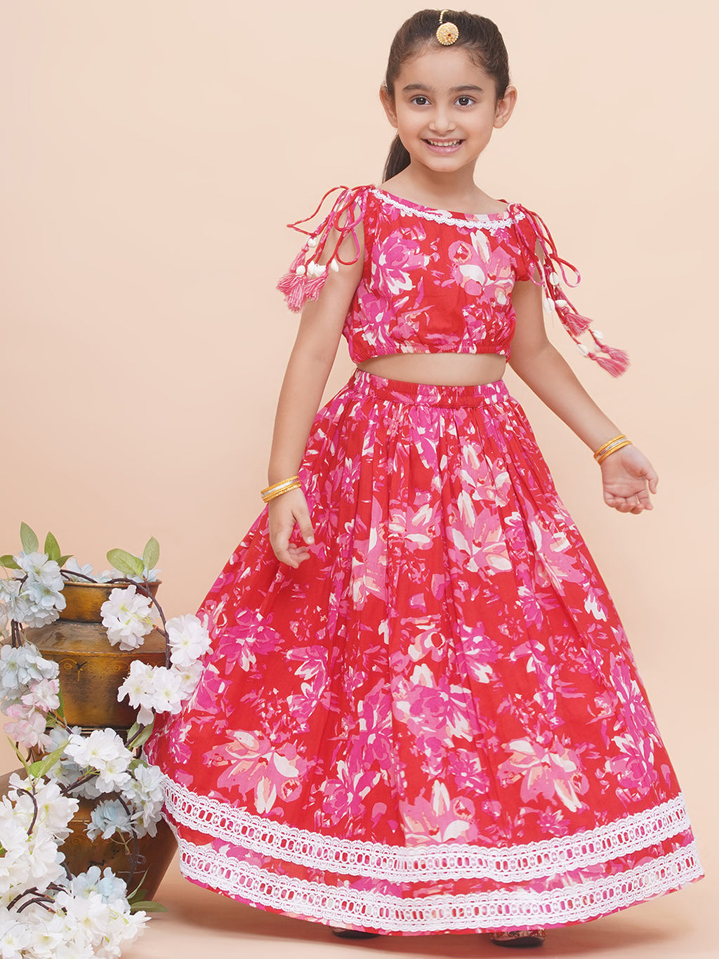 UC Printed Lehenga with Top