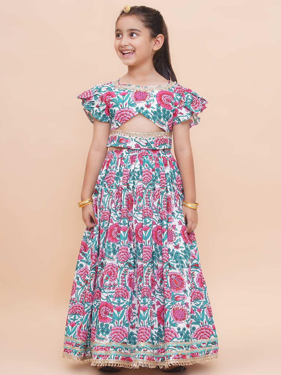 UC Printed Lehenga Choli with Dupatta