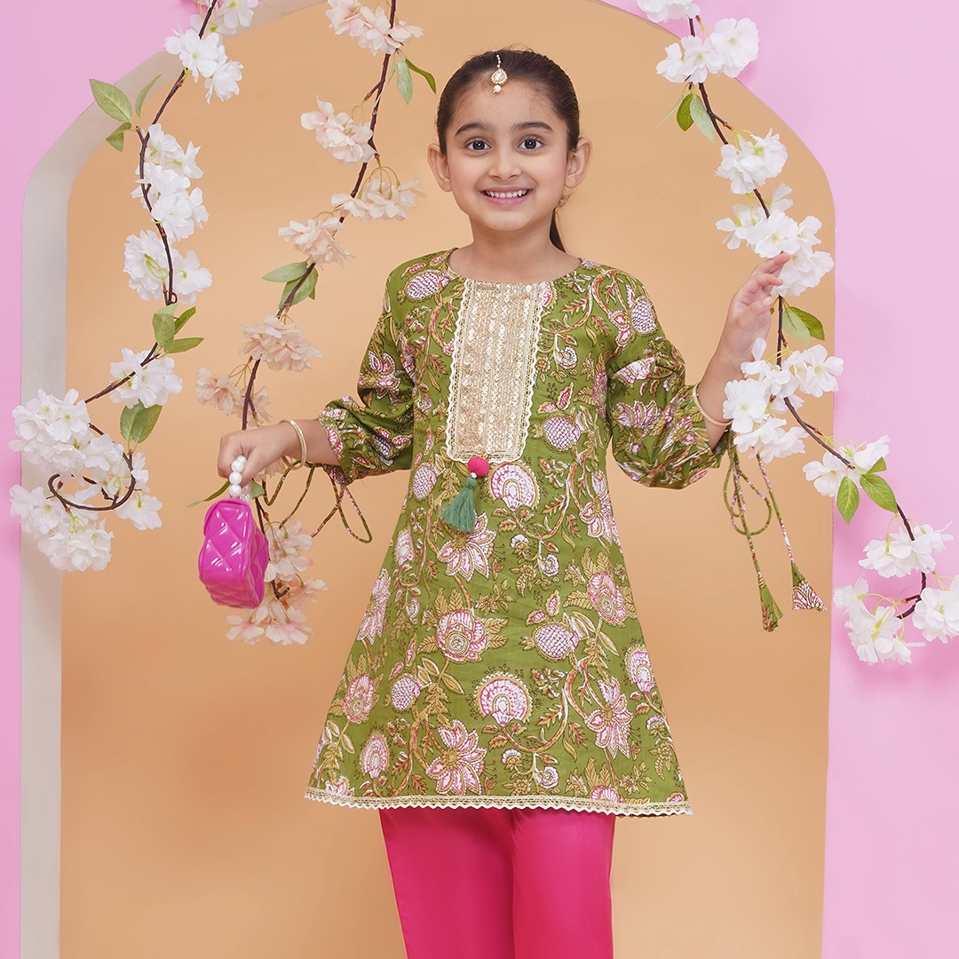 UC Printed Kurta & Plazzo